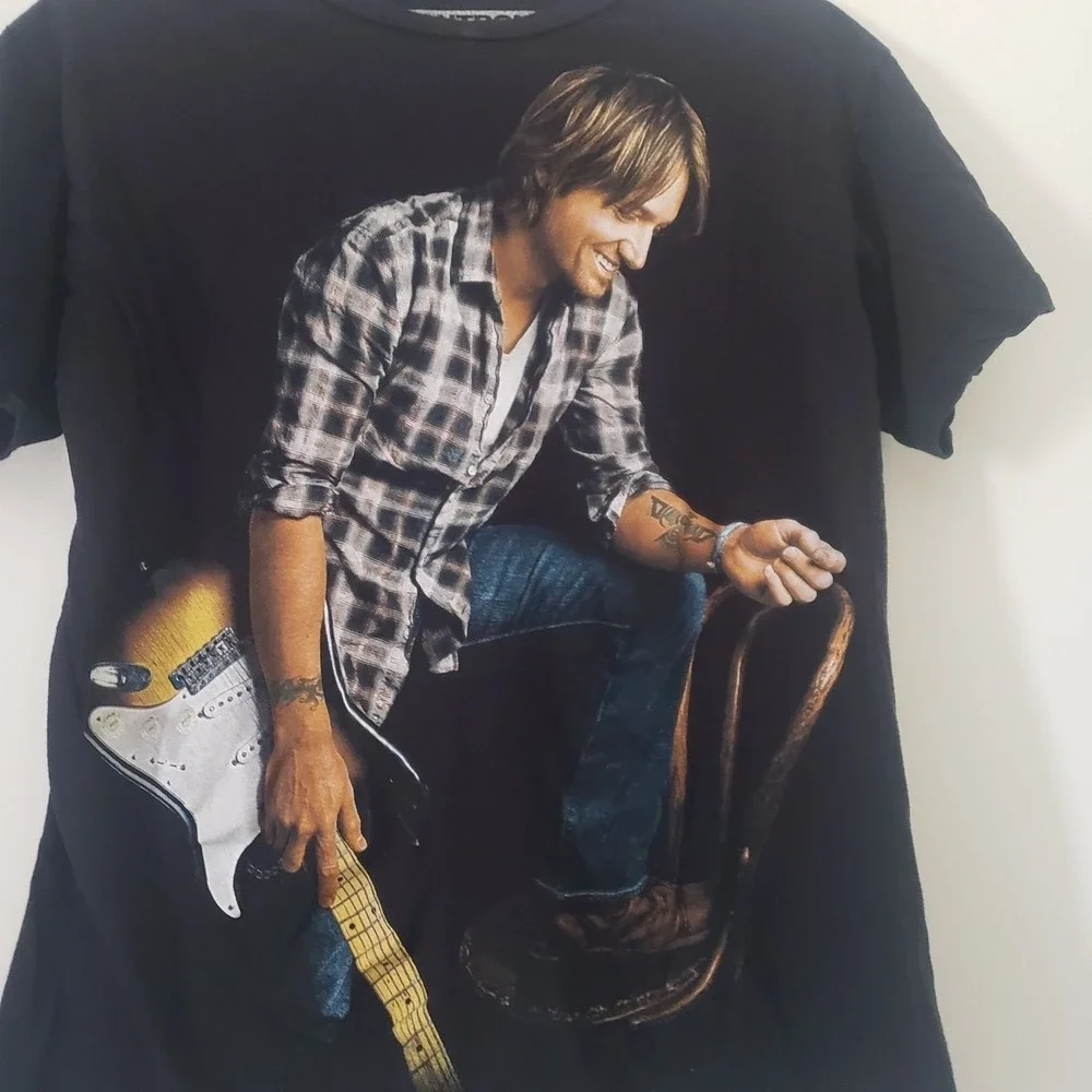 Keith Urban T Shirt Unisex Medium Black Escape Together‎ World Tour 2009 Coutry